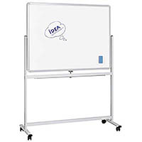 visionchart chilli magnetic mobile whiteboard 1500 x 900mm
