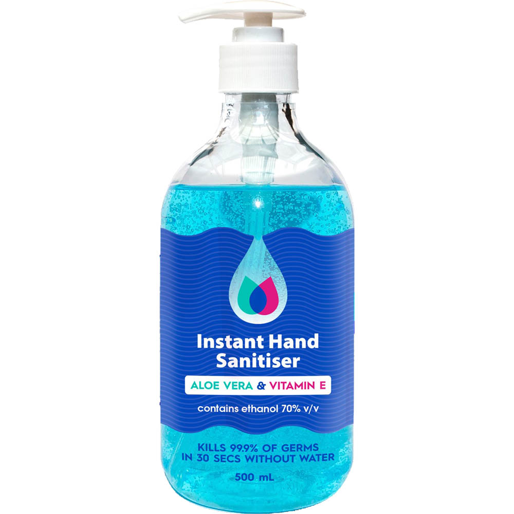 Image for CLEAN PLUS HAND SANITISER GEL 500ML PUMP from That Office Place PICTON