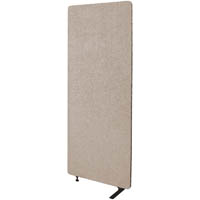 visionchart zip acoustic single extension panel 1650 x 600mm sand
