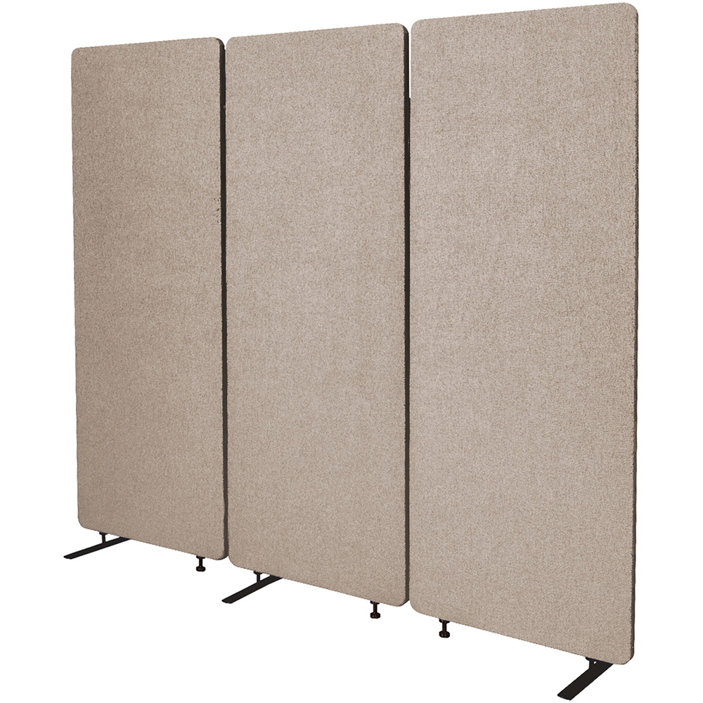 Image for VISIONCHART ZIP ACOUSTIC TRIPLE EXTENSION PANEL 1650 X 1830MM SAND from Office Heaven