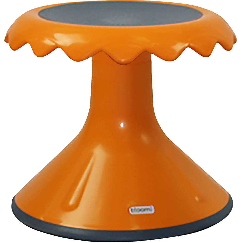 Image for VISIONCHART EDUCATION SUNFLOWER STOOL 310MM HIGH ORANGE from Mercury Business Supplies