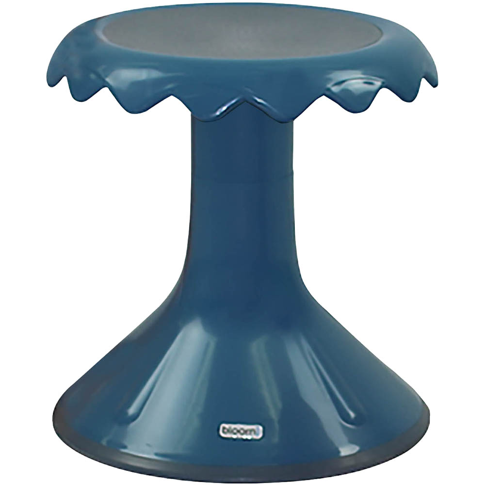 Image for VISIONCHART EDUCATION SUNFLOWER STOOL 370MM HIGH OCEAN BLUE from York Stationers