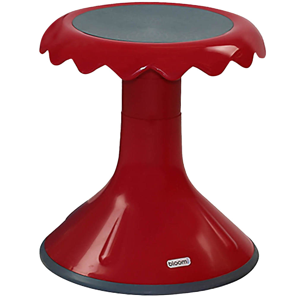 Image for VISIONCHART EDUCATION SUNFLOWER STOOL 370MM HIGH DARK RED from That Office Place PICTON
