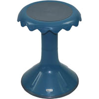 visionchart education sunflower stool 450mm high ocean blue