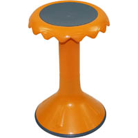 visionchart education sunflower stool 450mm high orange