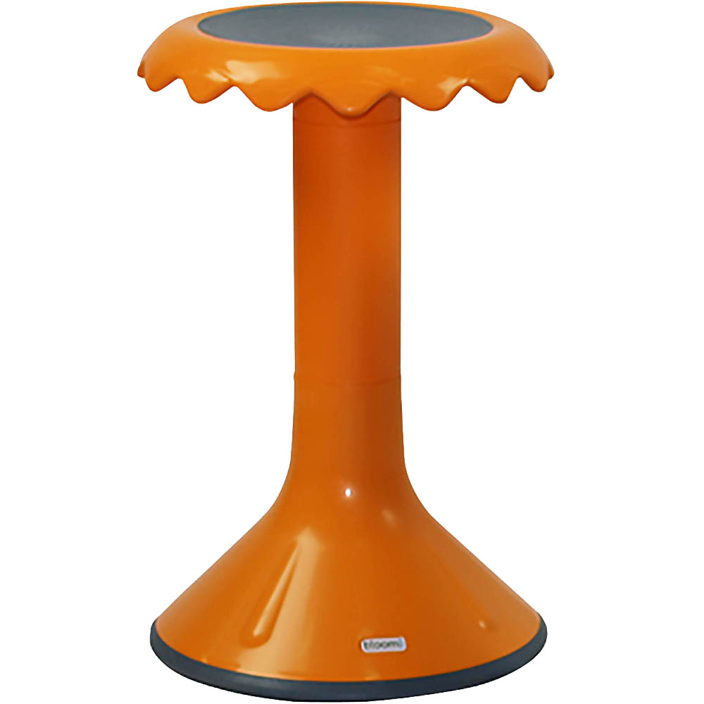 Image for VISIONCHART EDUCATION SUNFLOWER STOOL 520MM HIGH ORANGE from Mercury Business Supplies