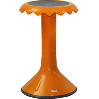 visionchart education sunflower stool 520mm high orange