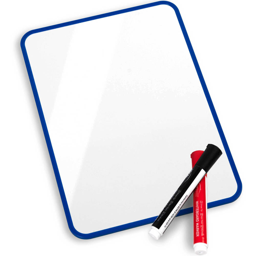 Image for VISIONCHART EDUCATION DOUBLE-SIDED MAGNETIC WHITEBOARD A4 WHITE from Clipboard Stationers & Art Supplies