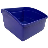 visionchart education book tub plastic large blue