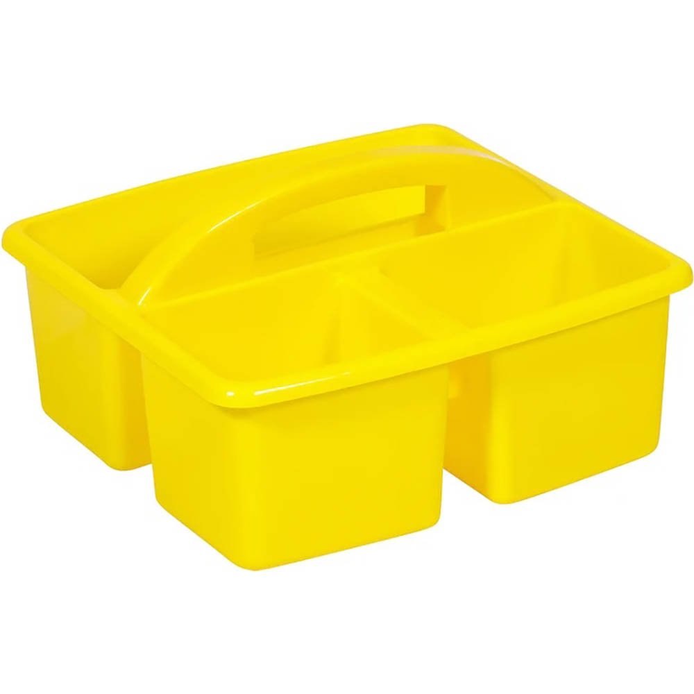Image for VISIONCHART EDUCATION CADDY PLASTIC SMALL YELLOW from Merv's Stationery