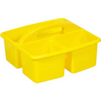 visionchart education caddy plastic small yellow