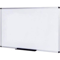 initiative magnetic whiteboard aluminium frame 900 x 600mm