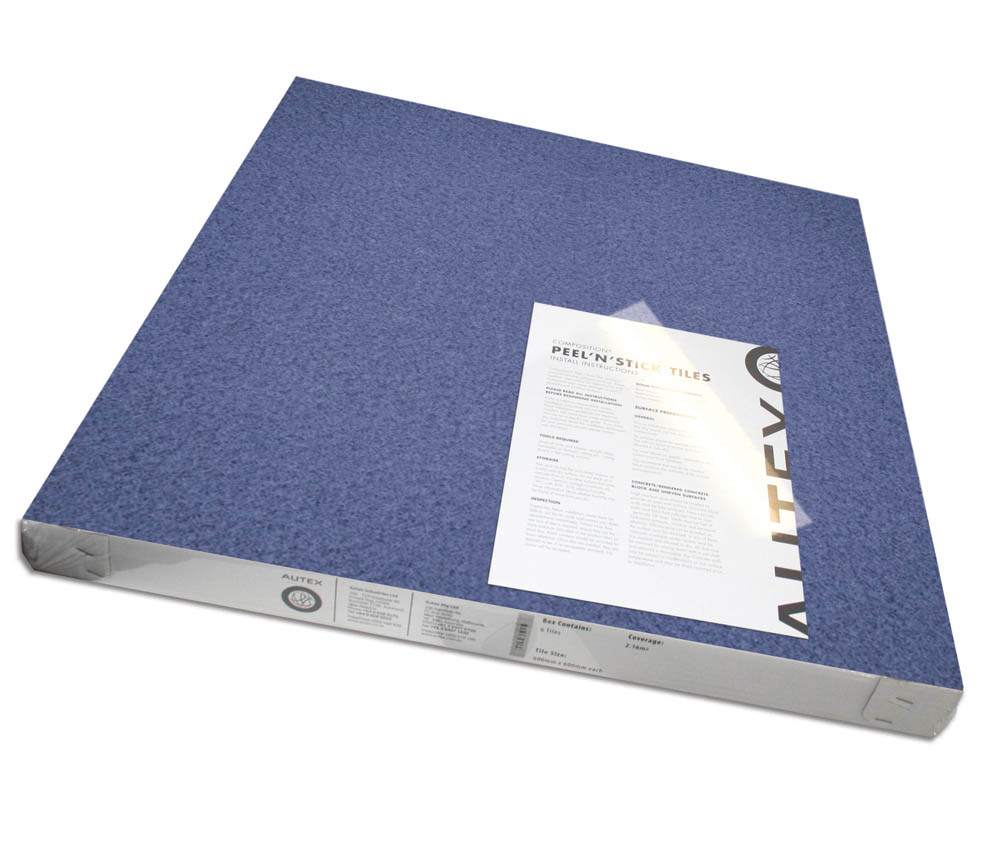 Image for VISIONCHART AUTEX ACOUSTIC FABRIC PEEL N STICK TILES 600 X 600MM CALYPSO BLUE PACK 6 from Olympia Office Products
