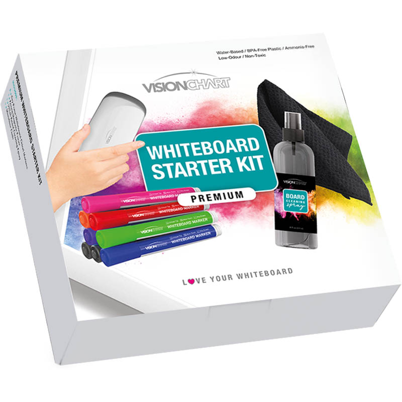 Image for VISIONCHART PREMIUM WHITEBOARD STARTER KIT from Mitronics Corporation