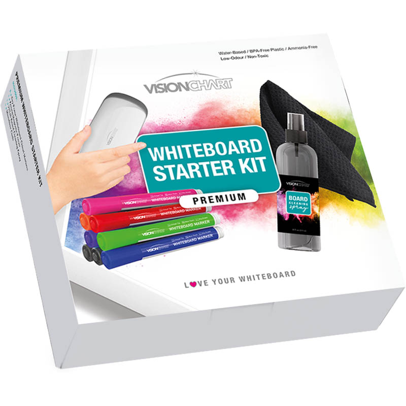 Image for VISIONCHART PREMIUM WHITEBOARD STARTER KIT from Clipboard Stationers & Art Supplies