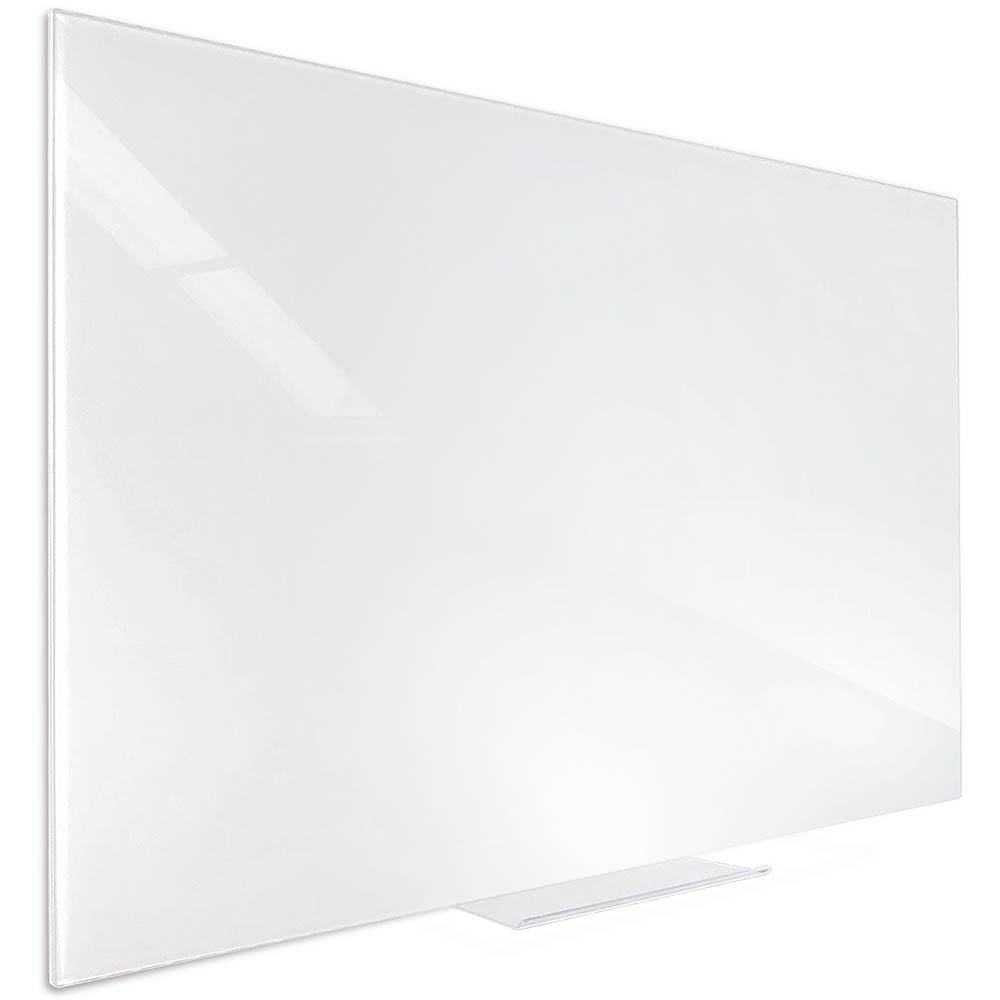 Image for VISIONCHART ACCENT MAGNETIC GLASSBOARD 1200 X 900MM WHITE from BusinessWorld Computer & Stationery Warehouse