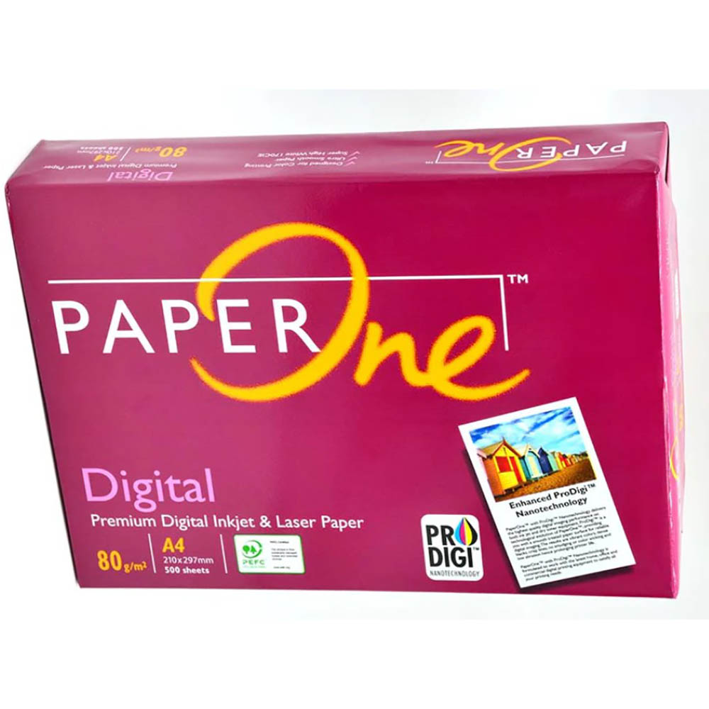 Image for PAPERONE CARBON NEUTRAL DIGITAL COPY PAPER A4 80GSM WHITE PACK 500 SHEETS from Memo Office and Art