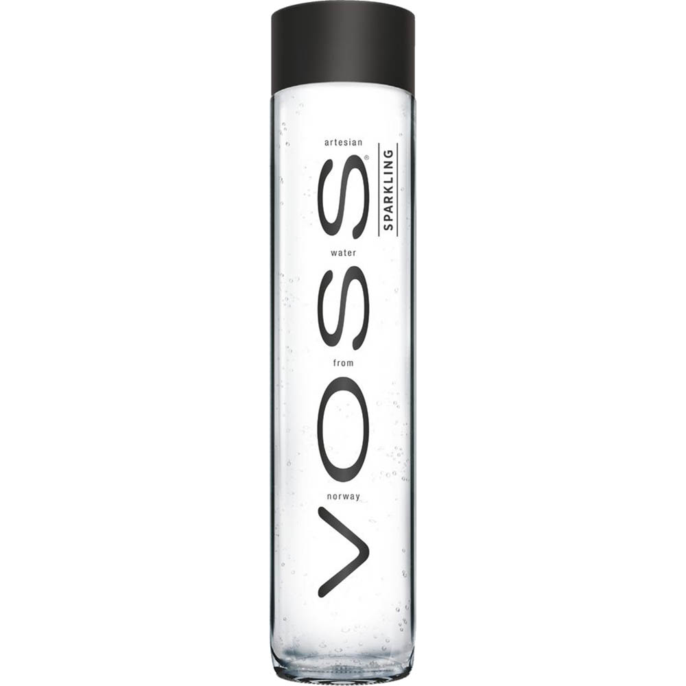 Image for VOSS SPARKLING WATER GLASS 375ML CARTON 24 from York Stationers