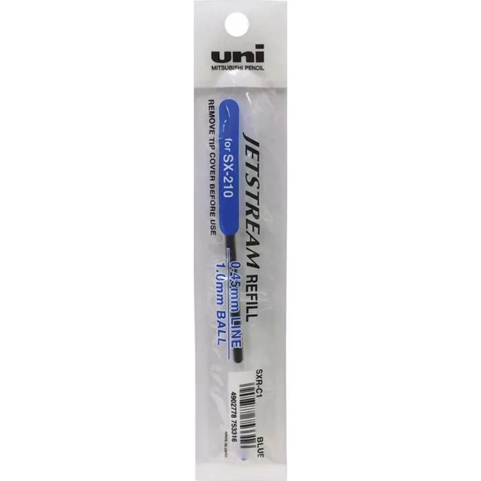 Image for UNI-BALL SX210 JETSTREAM ROLLERBALL REFILL 1.0MM BLUE BOX 12 from BusinessWorld Computer & Stationery Warehouse