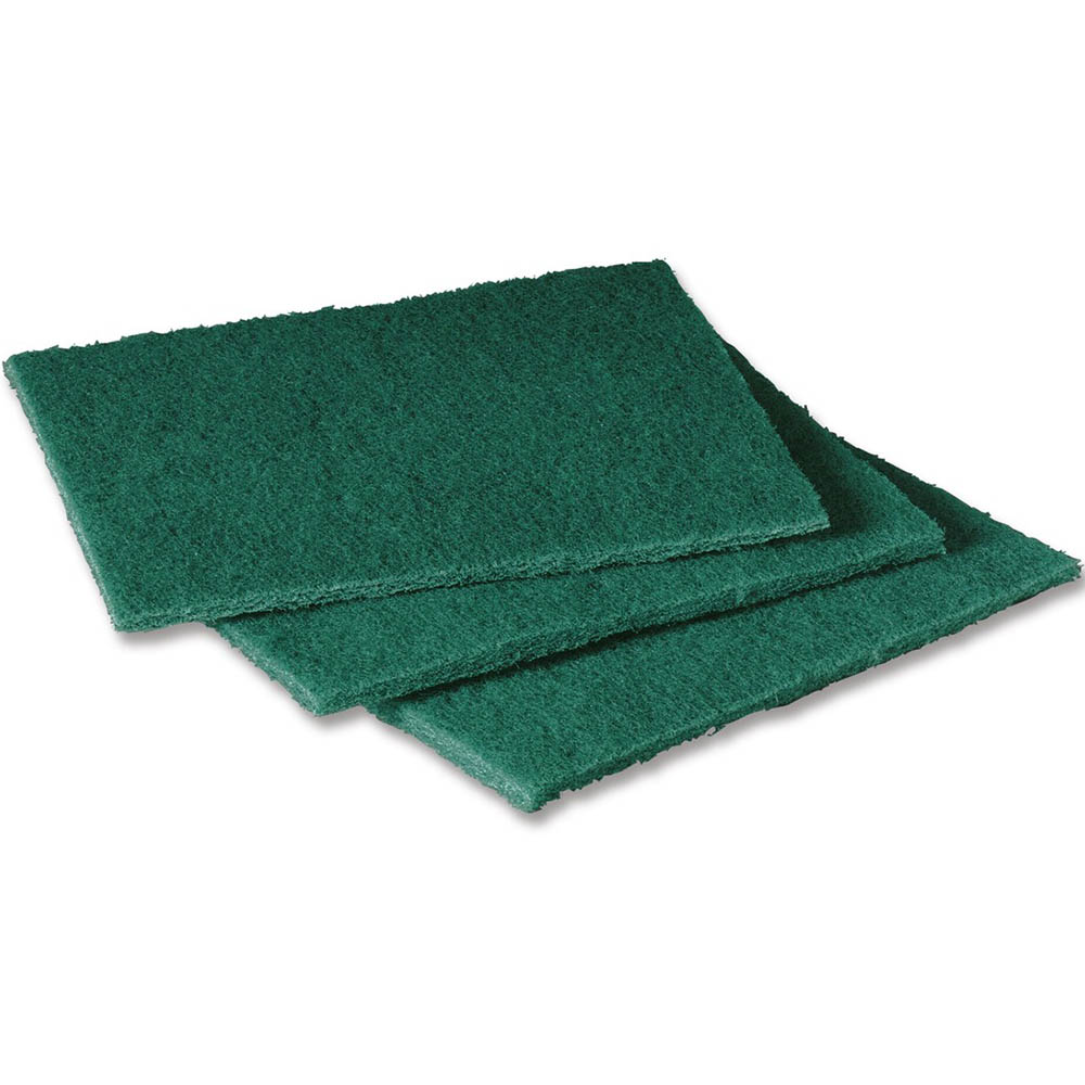 Image for SCOTCH-BRITE 96 GENERAL PURPOSE SCOURING PAD GREEN from York Stationers