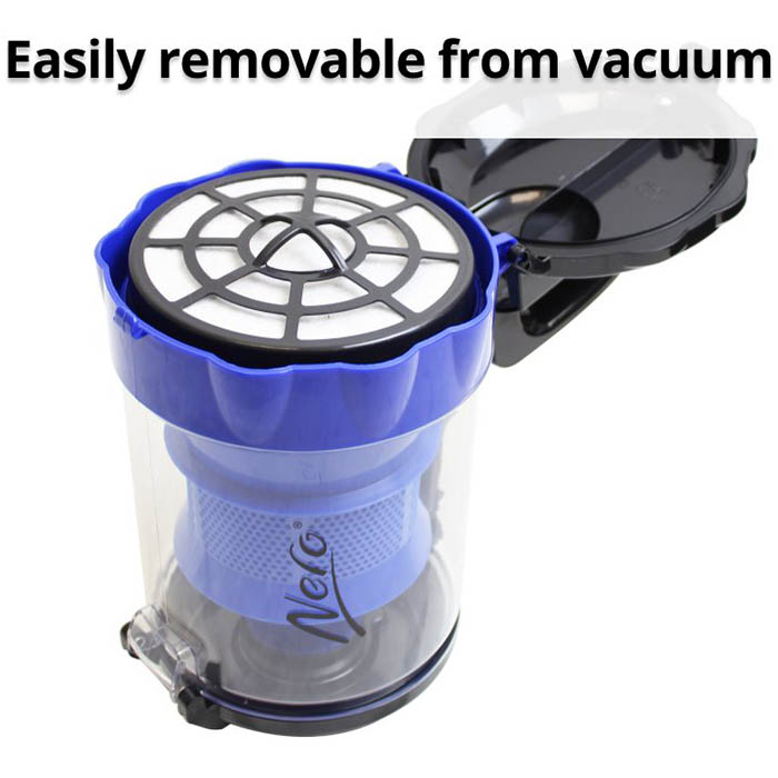 NERO CYCLONIC BAGLESS VACUUM CLEANER 1.8 LITRE BLACK/BLUE |  | 7070036
