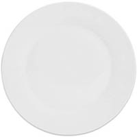 connoisseur basics dinner plate 255mm white pack 6