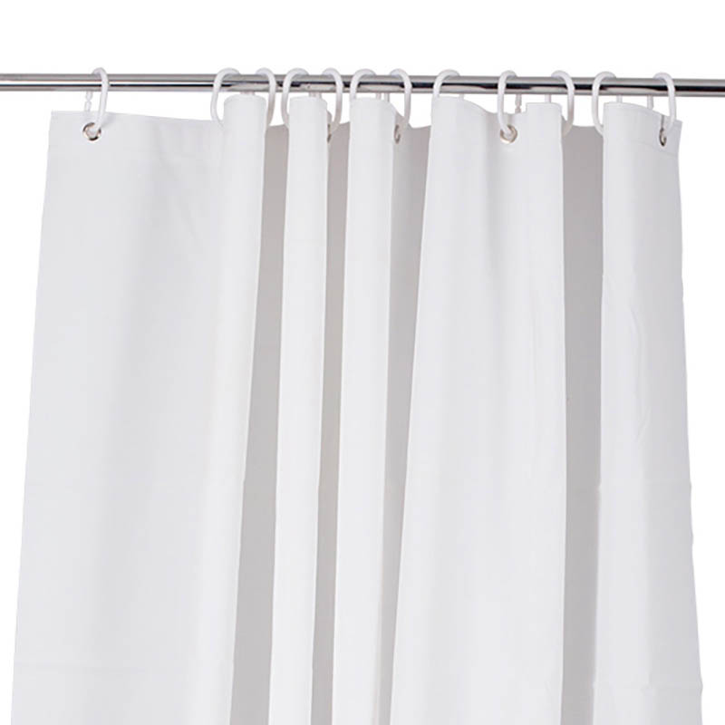 Image for COMPASS SHOWER CURTAIN PEVA WITH RINGS from Mitronics Corporation