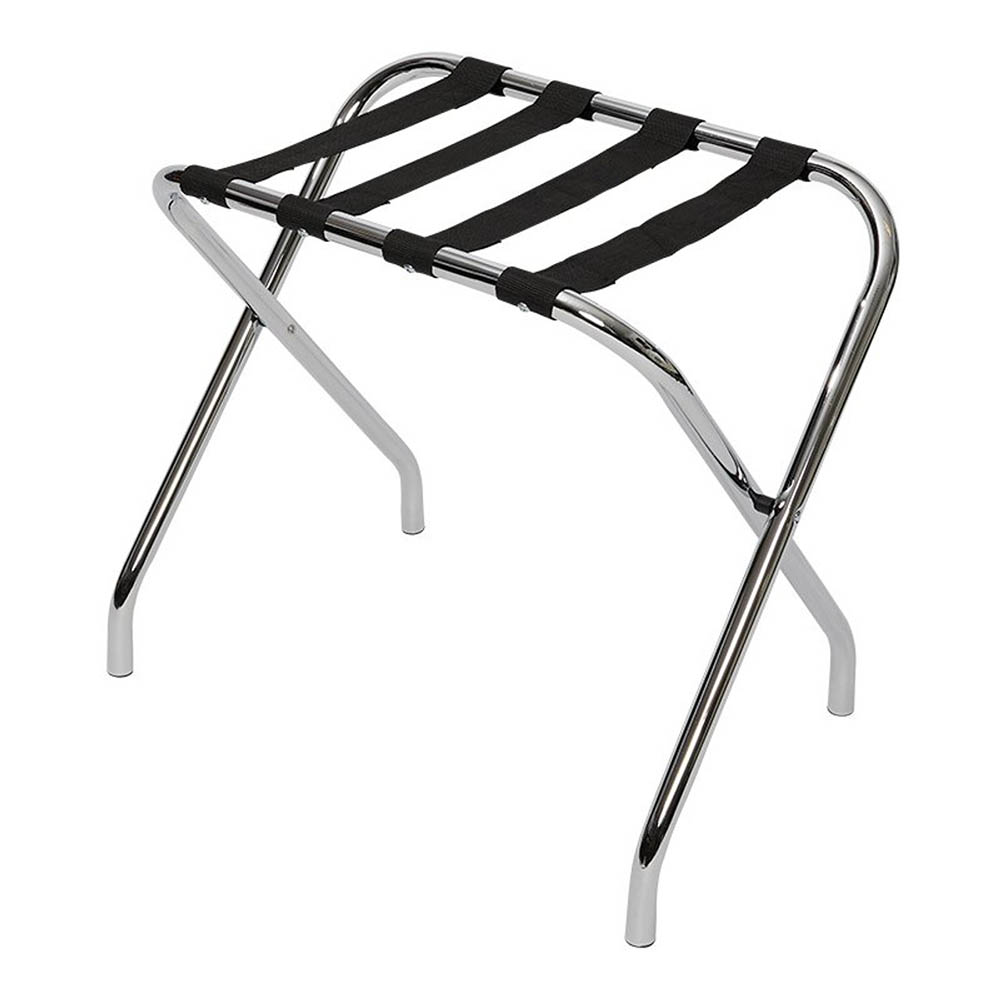 Image for COMPASS COMPACT LUGGAGE RACK CHROME from That Office Place PICTON