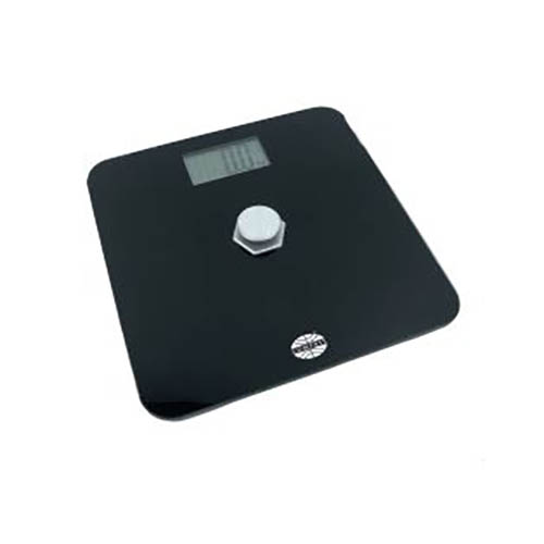Image for COMPASS BATTERY FREE BATHROOM SCALE BLACK from Mitronics Corporation