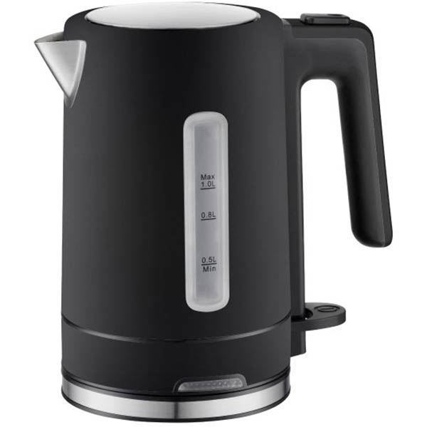 Image for NERO SELECT KETTLE STAINLESS STEEL 1 LITRE MATT BLACK from Challenge Office Supplies