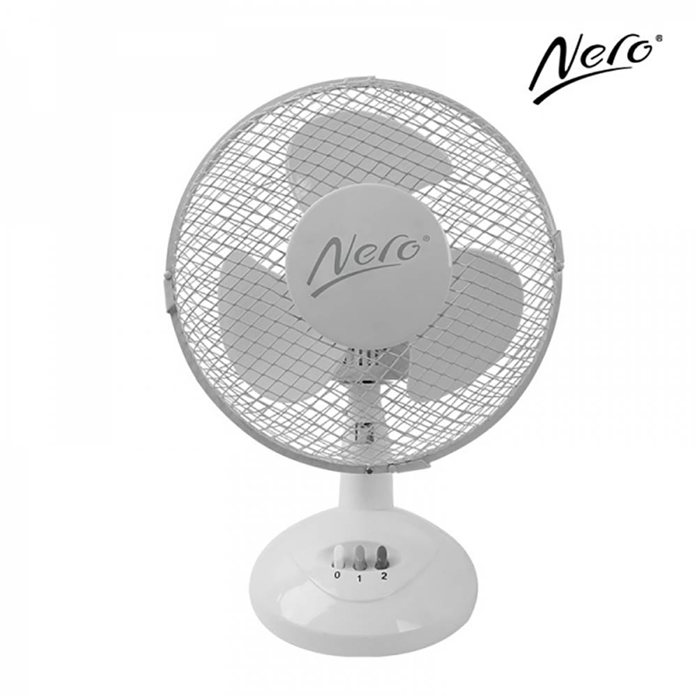 Image for NERO DESK FAN 230MM WHITE from SNOWS OFFICE SUPPLIES - Brisbane Family Company