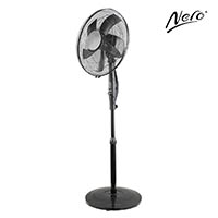 nero quiet pedestal fan 40cm black