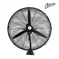 nero industrial wall fan 75cm black