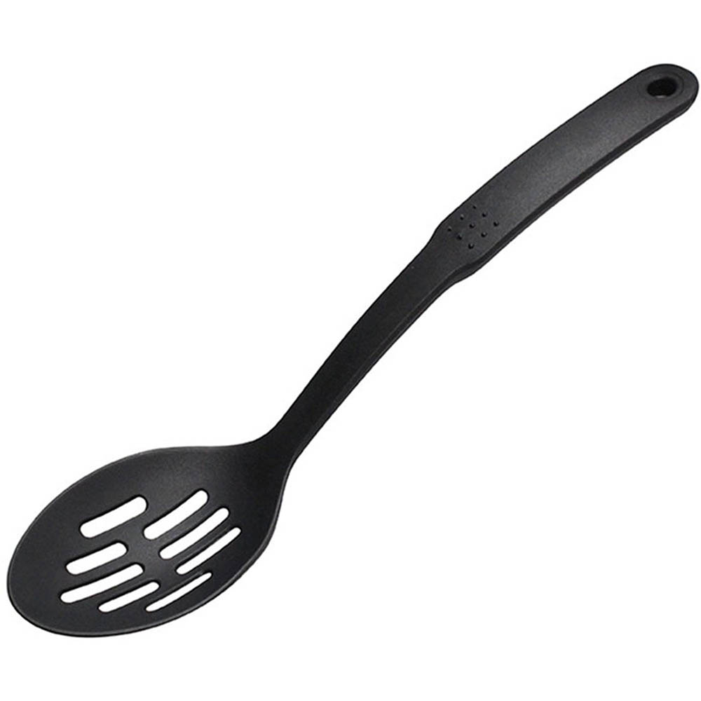 Image for CONNOISSEUR NON STICK SLOTTED SPOON BLACK from Office Heaven