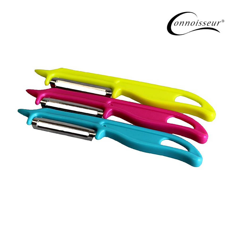 Image for CONNOISSEUR VEGETABLE PEELER STRAIGHT 145MM ASSORTED PACK OF 3 from Mitronics Corporation