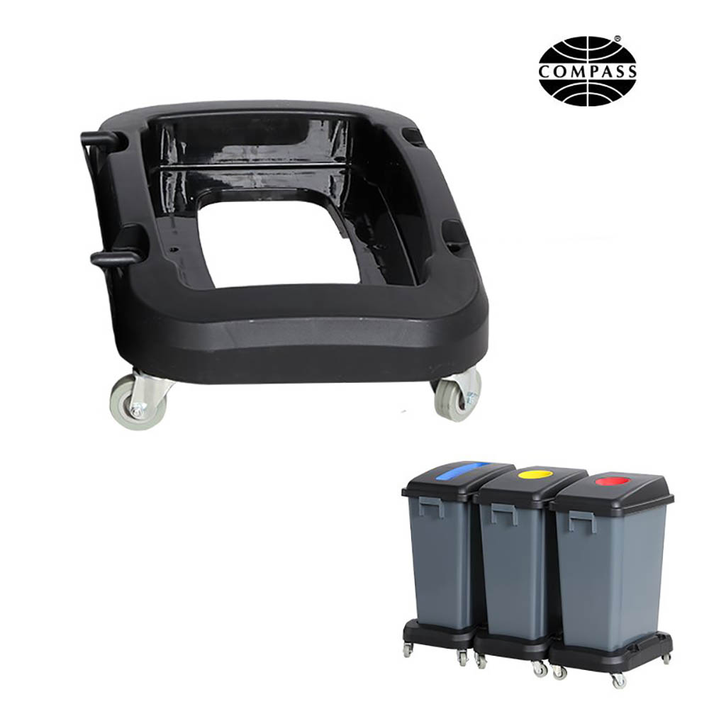 Image for COMPASS BASE FOR 7606010 BIN WITH 4 CASTORS AND HOOK BLACK from Clipboard Stationers & Art Supplies