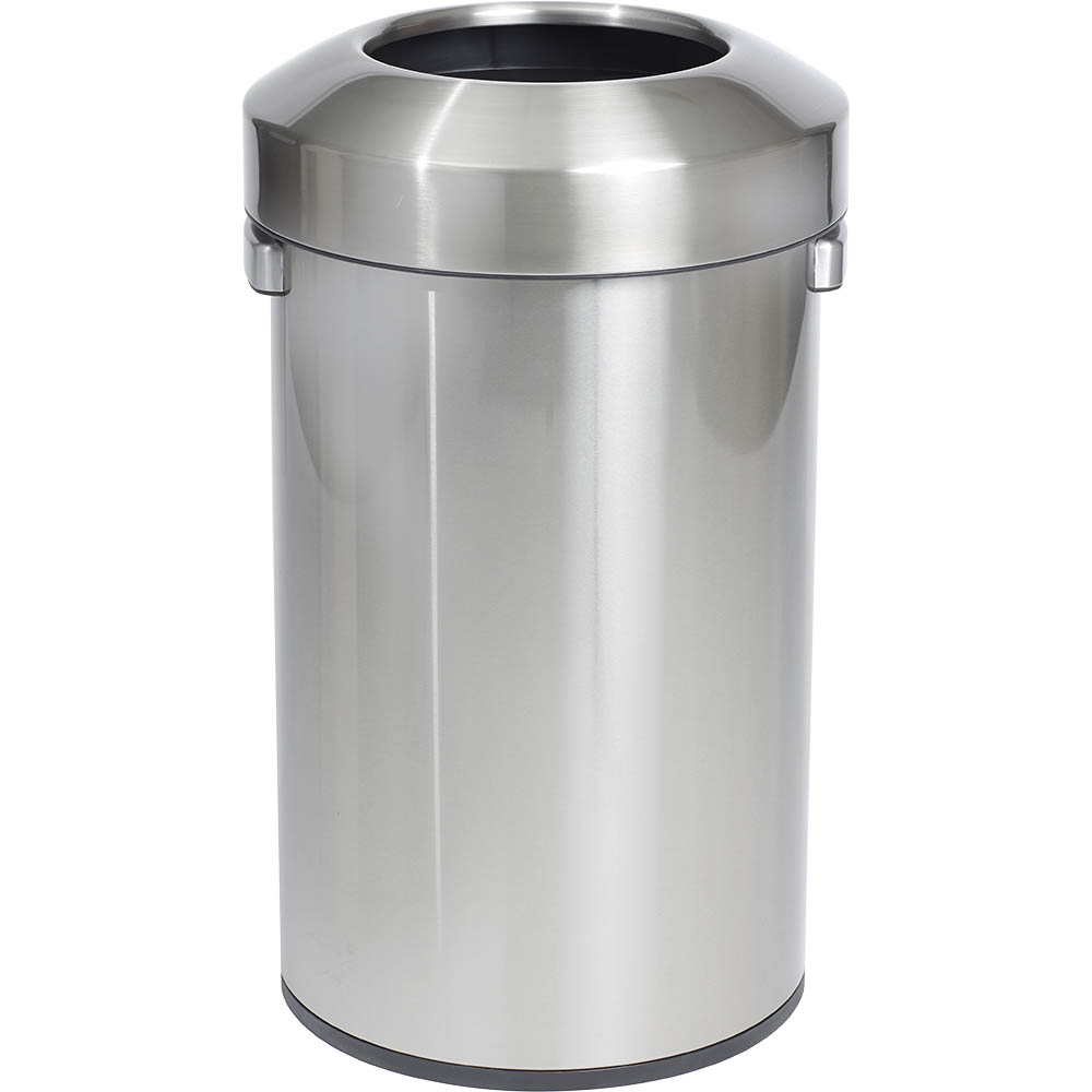 Image for COMPASS URBAN OPEN TOP BIN 60 LITRE STAINLESS STEEL from Office Express