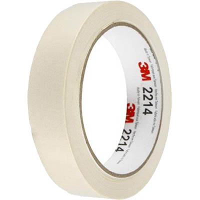 Image for 3M 2214 MASKING TAPE LIGHT DUTY 24MM X 50M BEIGE from Clipboard Stationers & Art Supplies