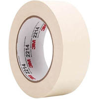 3m 2214 masking tape light duty 36mm x 50m beige