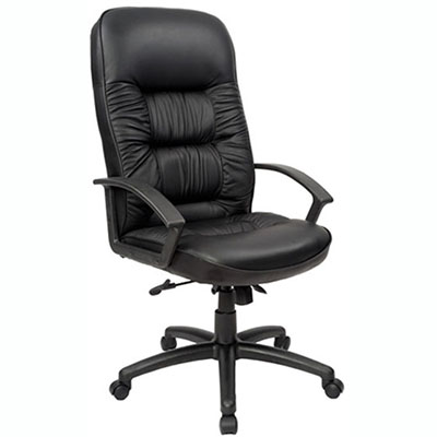 Image for COMMANDER EXECUTIVE CHAIR HIGH BACK ARMS PU BLACK from Office Heaven
