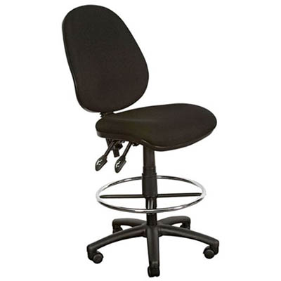 Image for YS DESIGN 08 DRAFTING CHAIR HIGH BACK BLACK from York Stationers