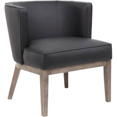 Image for LEO COMFORT TUB CHAIR BLACK from That Office Place PICTON