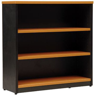 Image for OXLEY BOOKCASE 3 SHELF 900 X 315 X 900MM BEECH/IRONSTONE from York Stationers