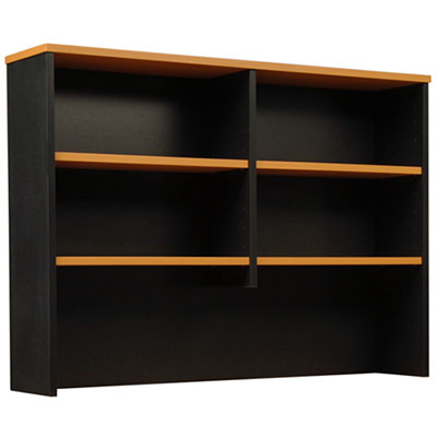 Image for OXLEY HUTCH 1200 X 315 X 1075MM BEECH/IRONSTONE from BusinessWorld Computer & Stationery Warehouse