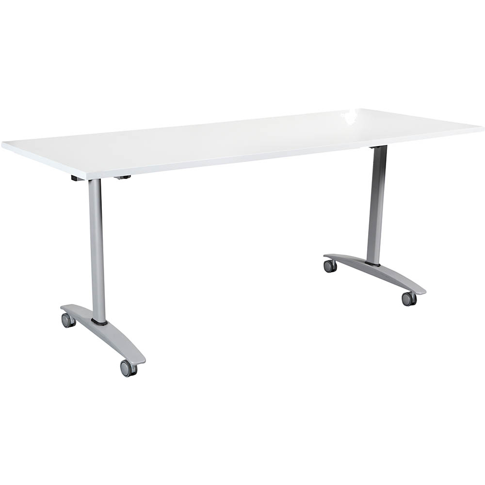 Image for SUMMIT FLIP TOP TABLE 1800 X 750MM WHITE from York Stationers