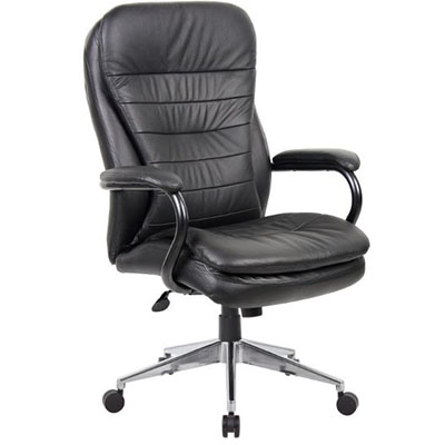 Image for TITAN EXECUTIVE CHAIR HIGH BACK ARMS PU BLACK from ONET B2C Store