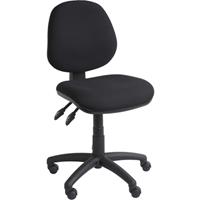 ys design task chair medium back black
