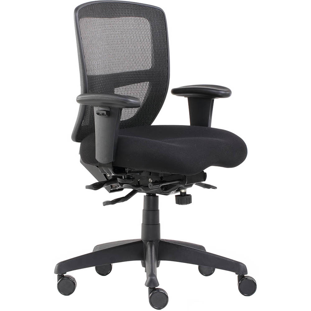 MIAMI II SERENITY ERGONOMIC HIGH MESH BACK CHAIR ARMS BLACK |  | 7069346