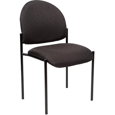 Image for YS DESIGN STACKING VISITORS CHAIR MEDIUM BACK BLACK from ONET B2C Store