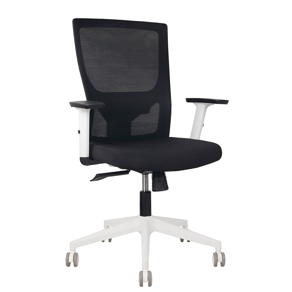 Image for YS DESIGN ASTRO EXECUTIVE OFFICE CHAIR MESH WITH 3 LOCKING POSITIONS 495 X 1020 X 455MM BLACK from Australian Stationery Supplies